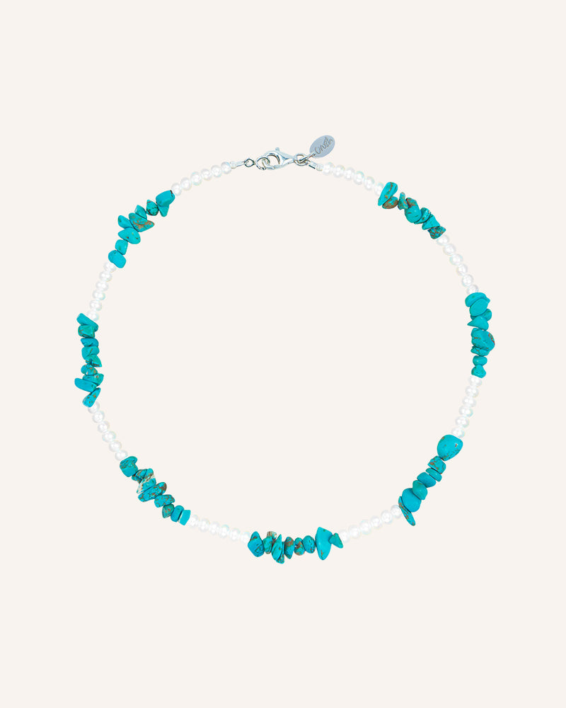 TURQUOISE CHIPS NECKLACE